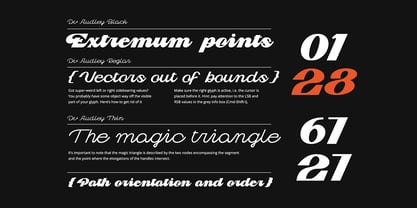 Dv Audley Font Poster 15