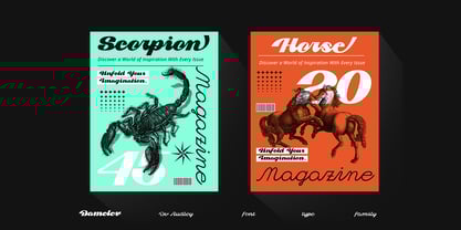 Dv Audley Font Poster 4