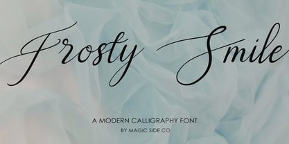 Frosty Smile Font Poster 1