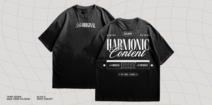 Trend Polaroid Font Poster 3