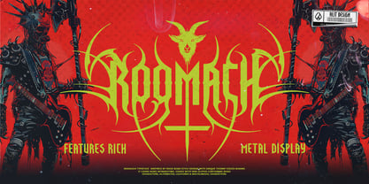 Roomach Font Poster 1