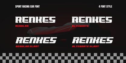 Renkes Font Poster 2