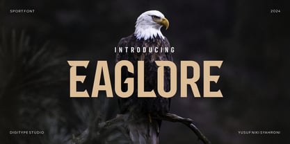 Eaglore Font Poster 1