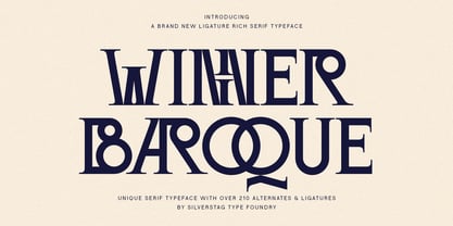 SLTF Winner Baroque Font Poster 1