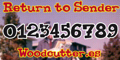 Return to Sender Font Poster 7