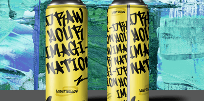 Sprayflow Font Poster 7