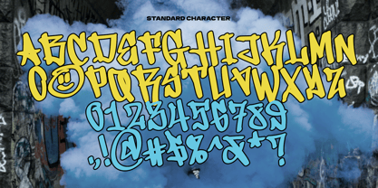 Sprayflow Font Poster 9