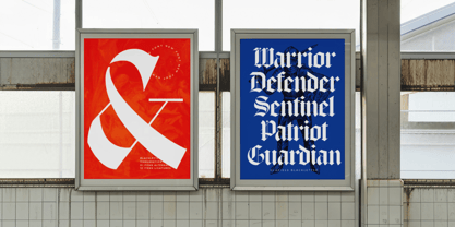 Glaciels Font Poster 4