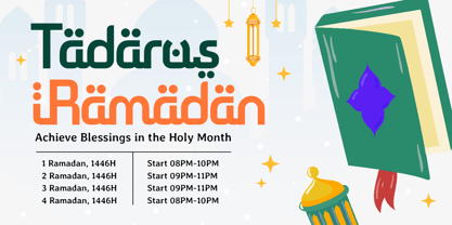 Saudiyah Font Poster 7