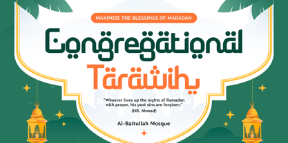 Saudiyah Font Poster 4
