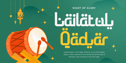 Saudiyah Font Poster 3