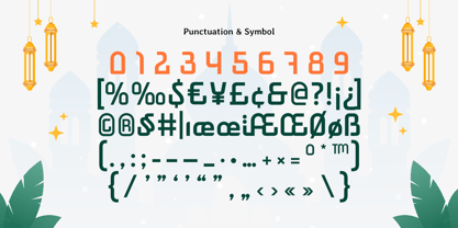 Saudiyah Font Poster 11