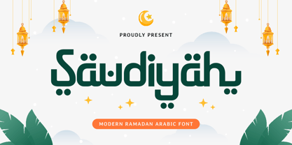 Saudiyah Font Poster 1