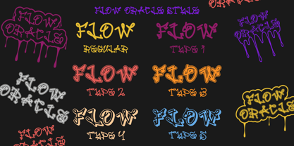 Flow Oracle Font Poster 10