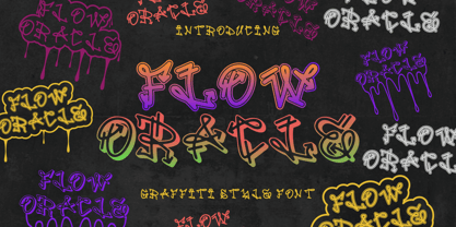 Flow Oracle Font Poster 1