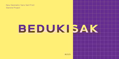Bedukisak Font Poster 1