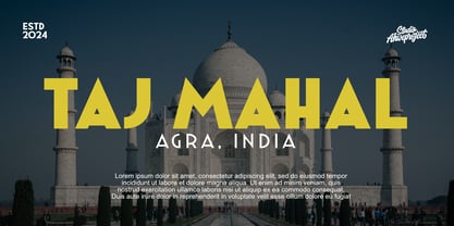 Minzeeca Font Poster 8