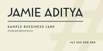 Minzeeca Font Poster 9