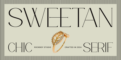 Sweetan Font Poster 1