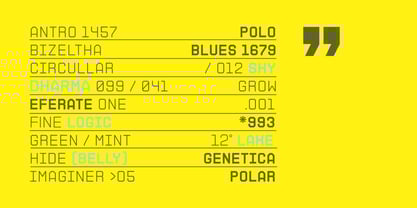 Nue Archimoto Font Poster 3