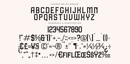 Milknolri Font Poster 7
