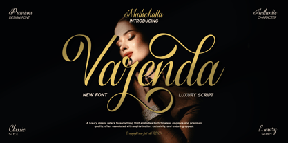 Varenda Font Poster 1