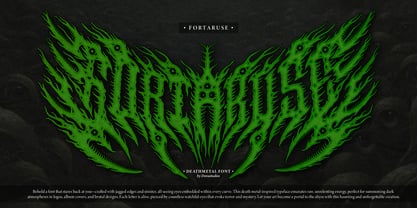 Fortaruse Font Poster 1