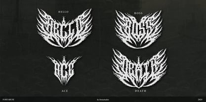 Fortaruse Font Poster 2