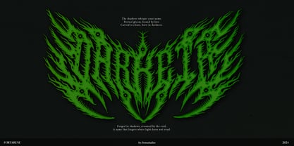 Fortaruse Font Poster 3