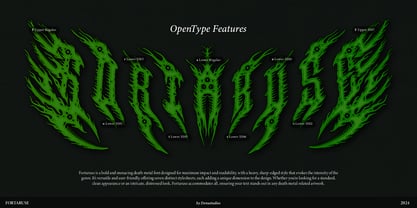 Fortaruse Font Poster 10