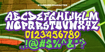 Skate Rush Font Poster 9