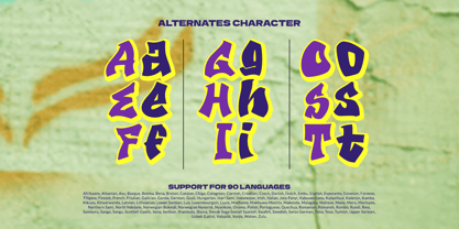 Skate Rush Font Poster 10