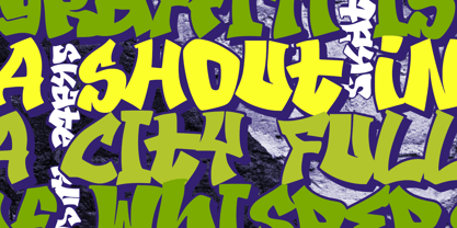 Skate Rush Font Poster 5