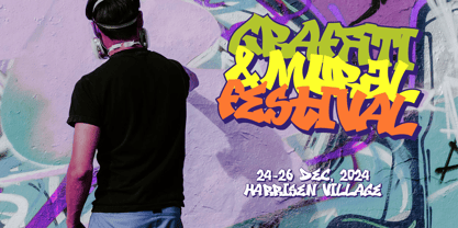 Skate Rush Font Poster 3