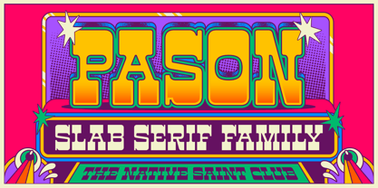Pason Font Poster 1