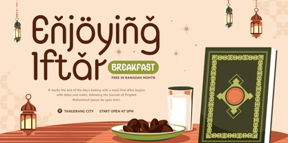 Barka Font Poster 10