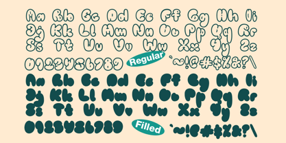 Fluffy Blitz Font Poster 9