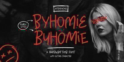 By Homie Font Poster 1