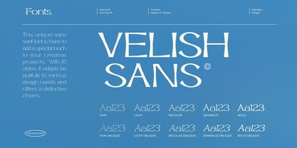 BD Velish Sans Font Poster 2
