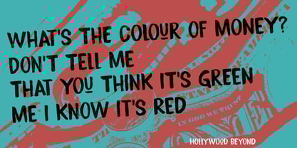 Kiss Up Font Poster 3