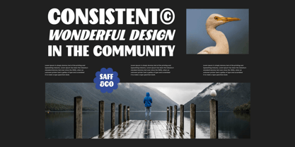 Night Shift Font Poster 8