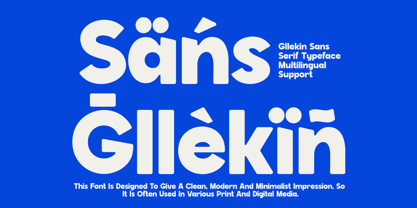 Gllekin Font Poster 5