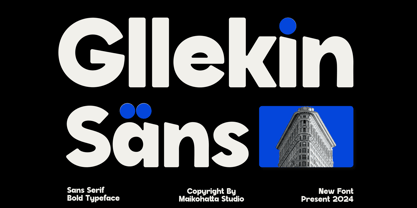 Gllekin Font Poster 1