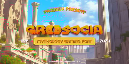 Greesocia Font Poster 1