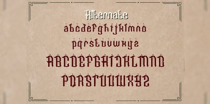 Raveinus Clawny Font Poster 6