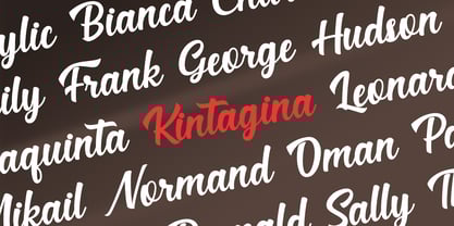 Kintagina Font Poster 8