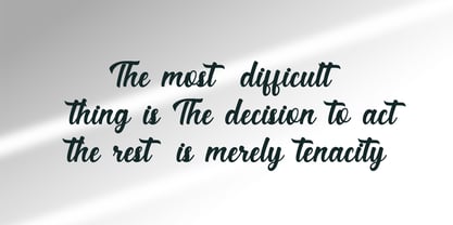 Kintagina Font Poster 6