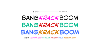 QR Eles Font Poster 6