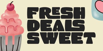 Sugar Spree Font Poster 2