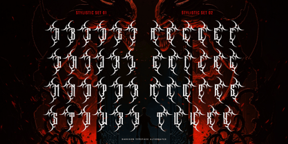 Darkson Font Poster 8